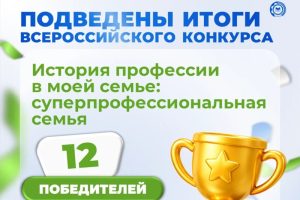 Превью Победа в Всероссийском конкурсе История профессии в моей семье — суперпрофессиональная семья 02-10-2026